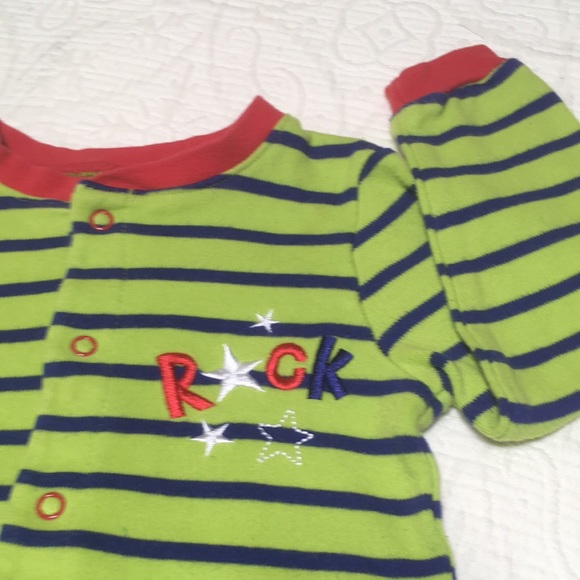 24m (3/$20) Striped Footie by Pekkle - Picture 6 of 10